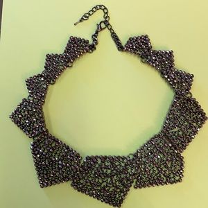 Sparkly gunmetal necklace 🌺🌺🌺